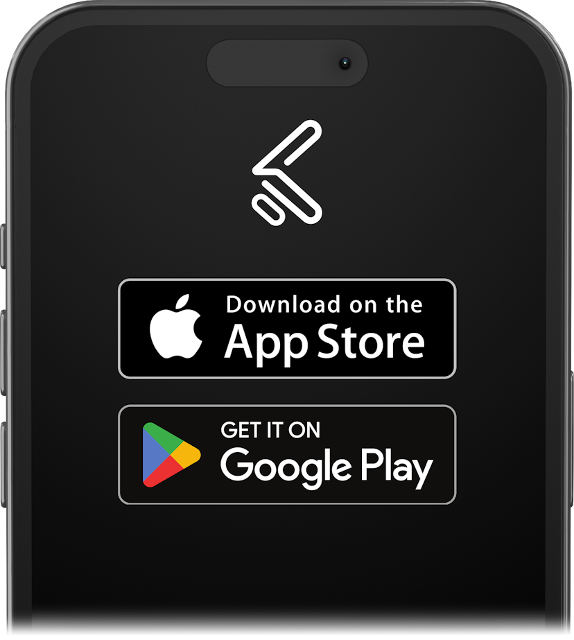Download the application from the Google Play Store or the App Store.